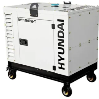 Дизелов генератор Hyundai DHY14000SE-T AVR/ 10kW/ 13,8 kVA/ 400V Дизелов генератор Hyundai DHY14000SE-T AVR/ 10kW/ 13,8 kVA/ 400V