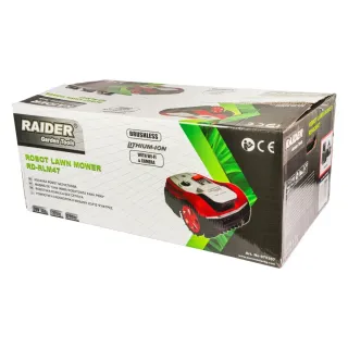 Акумулаторна косачка робот + камера и аксесоари Raider RD-RLM47/ 20V/ 4 Ah