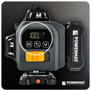 Лазерен нивелир със зелен лъч Powermat PM-PLK-4DM3/ 40 м