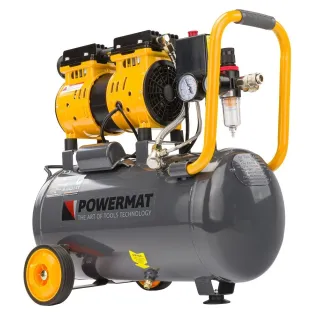 Безмаслен монофазен компресор Powermat PM-KBO-24T/ 1.8 kW/ 24 л