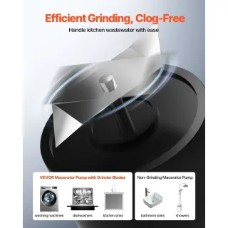 Канализационна помпа VEVOR FLO500-DE Pro/ 500W
