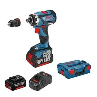 Акумулаторен винтоверт Bosch GSR 18V-60 FC Flex / 2 x 5,0 Ah L-Boxx