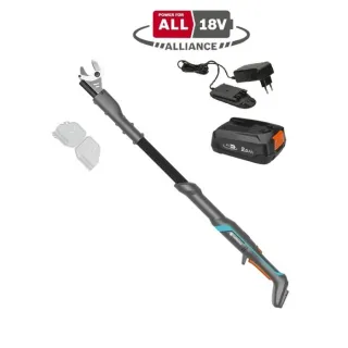 Акумулаторна кастрачка за клони Gardena EasyCut 110/18 В P4A SET/ 18V/2Ah