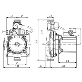 Автоматична помпа за повишаване на налягането Wilo PB Boost FIRST 15/12-E-F/ 176W