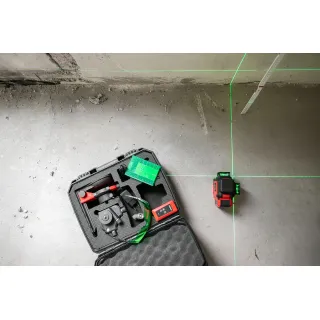 Комплект лазерен нивелир + аксесоари PRO PRO-AQ3DG/ 30 м