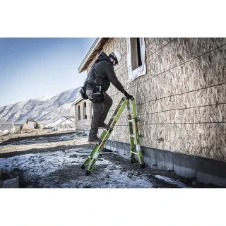 Професионална двураменна стълба Little Giant DARK HORSE 2.0 M17 Fiberglass/ 150кг