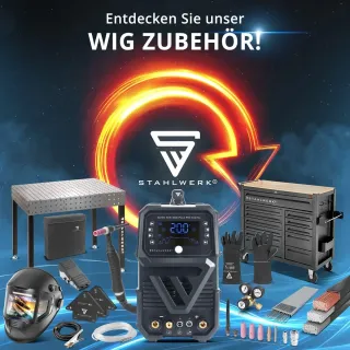 Заваръчен апарат STAHLWERK AC/DC TIG 200 Pulse CUT ST/ 200А Заваръчен апарат STAHLWERK AC/DC TIG 200 Pulse CUT ST/ 200А