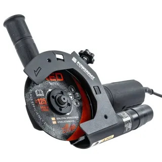 Капак за прахоулавяне за ъглошлайф Powermat PM-OSK-125MN/ 115-125 мм