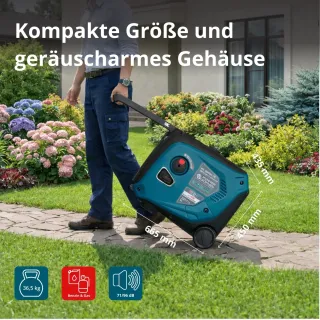 Комбиниран генератор газ/бензин KOENNER-SOEHNEN KS 48VGS-DC/ 3.3kW/ 50-55V/ 12л