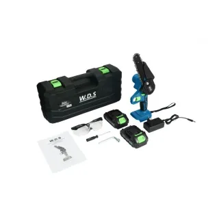 Акумулаторен мини верижен трион KraftDele WDS2301/ 21V/ 2x1.5Ah