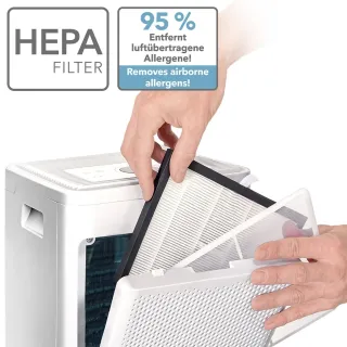 Дизайнерски влагоабсорбатор и пречиствател на въздух TROTEC TTK 27 HEPA/ 245W/ 12 л/24 ч Дизайнерски влагоабсорбатор и пречиствател на въздух TROTEC TTK 27 HEPA/ 245W/ 12 л/24 ч