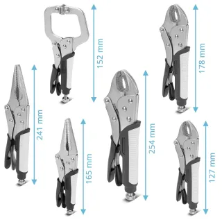 Комплект клещи STAHLWERK 6780/ 6 бр.
