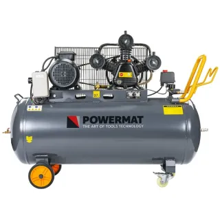 Маслен трифазен компресор Powermat PM-KO-200T-400V/ 3 kW/ 200 л