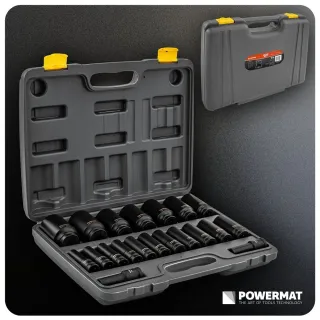 Комплект ударни вложки HEX Powermat PM-ZNU-1038T/ 20 бр.