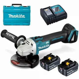 Акумулаторен ъглошлайф Makita DGA506RTE/ 18V/ 5 Ah