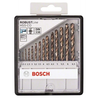 Свредла HSS-Co за метал на Bosch - 13 броя в кутия Свредла HSS-Co за метал на Bosch - 13 броя в кутия