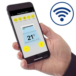 Стенен климатик WiFi TROTEC PAC-W 2200 S / с дистанционно/ 800W/ 2200W Стенен климатик WiFi TROTEC PAC-W 2200 S / с дистанционно/ 800W/ 2200W