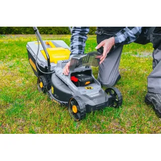 Акумулаторна косачка POWERMAT PM-KSA-20M/ 20V / 2x4Ah