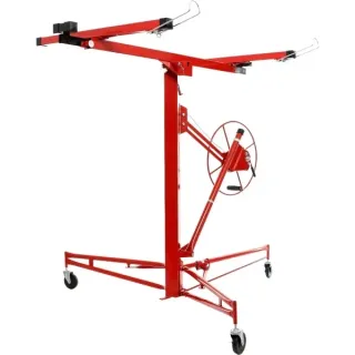 ПРОМО ПАКЕТ! Повдигач за гипсокартон KraftDele KD323 + Телескопични подпори за монтаж STAHL S00888B/ 2 бр