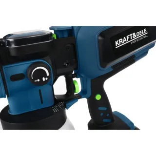 Акумулаторен пистолет за боядисване KraftDele KD5480/ 21V/ 2.5Ah
