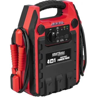 Стартерно устройство 4в1 + осветление + компресор KraftDele KD5346/ 1200/600A/ 22Ah/ 12V