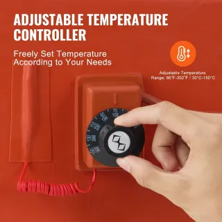 Нагревател за метален варел VEVOR DHB-55-KT-10/ 1200W Нагревател за метален варел VEVOR DHB-55-KT-10/ 1200W