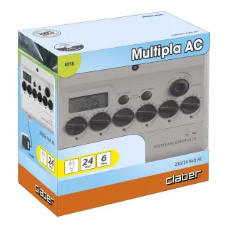 Компютър за напояване CLABER Multipla AC 220/24V LCD