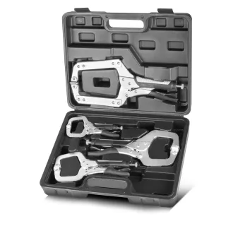 Комплект чирак клещи C-образни STAHLWERK 6781/ 4 части