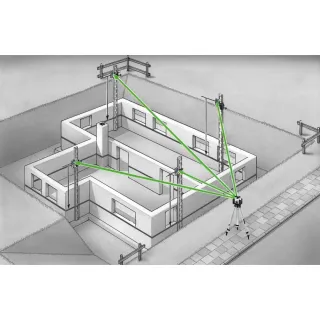 Ротационен лазерен нивелир Laserliner Quadrum Compact GT M300 S