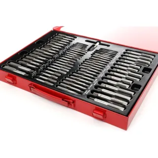 Комплект метчици и плашки KraftDele KD10250/ 110 части