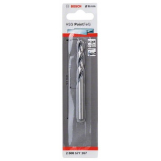 Свредло HSS за метал PoinTec 6.0 mm на Bosch