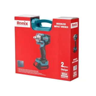 Акумулаторен ударен гайковерт Ronix 8654/ 20V/ 2x2Ah