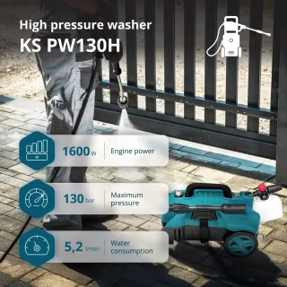 Водоструйка KOENNER-SOEHNEN KS PW130H/ 1.6kW/ 130 bar