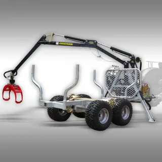 Ремарке за дървен материал Jansen HRW-15pro, 6.5 к.с. Ремарке за дървен материал Jansen HRW-15pro, 6.5 к.с.