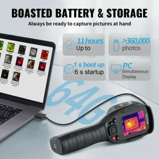 Термовизионна камера VEVOR SC240M IR/ 0,5-4 м Термовизионна камера VEVOR SC240M IR/ 0,5-4 м