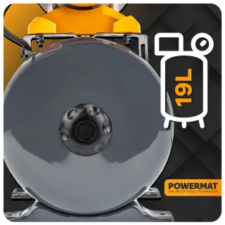 Хидрофорна помпа с резервоар POWERMAT PM-HD-19J/ 400W Хидрофорна помпа с резервоар POWERMAT PM-HD-19J/ 400W