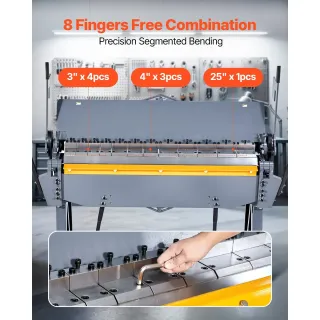 Машина за огъване на ламарина VEVOR W2.5x1220/ 1220 мм Машина за огъване на ламарина VEVOR W2.5x1220/ 1220 мм