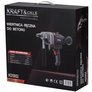 Диамантено-пробивна бормашина KraftDele KD5952/ 2300W