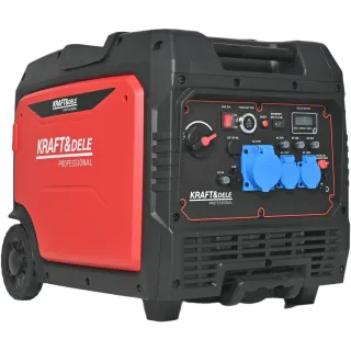 Инверторен генератор KraftDele KD3164/ 6,7kW/ 12/230V + USB/ 15 л