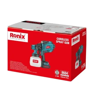 Акумулаторен пистолет за боядисване Ronix 8604/ 20V/2Ah
