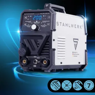 Комбинирана заваръчна машина 2 в 1 STAHLWERK DC TIG 200 ST/ 200A
