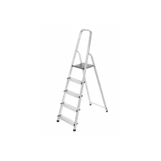 Алуминиева сгъваема стълба AWTools AW23015/ 1х5
