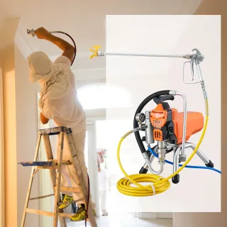 Безвъздушна машина за боядисване VEVOR 395/ 2200W Безвъздушна машина за боядисване VEVOR 395/ 2200W