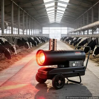 Дизелов калорифер Vevor DG-H70/ 20kW/ 38 л/ с термостат / дисплей Дизелов калорифер Vevor DG-H70/ 20kW/ 38 л/ с термостат / дисплей