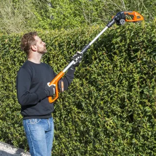 Акумулаторна телескопична ножица за трева/храсти Power Plus POWDPG75310/ 20V