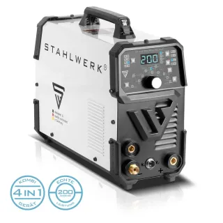 Комбиниран заваръчен апарат STAHLWERK DC TIG 200 Puls Pro CUT/ 200A