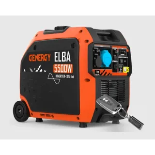 Инверторен бензинов генератор + дистанционно Genergy ELBA RC 5500W / 13,5 л