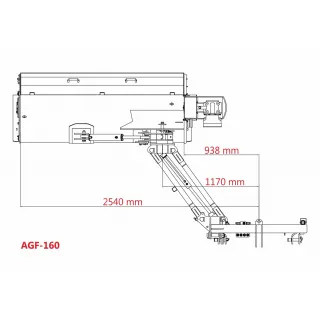 Косачка за мулчиране Jansen AGF-160, 1550 мм Косачка за мулчиране Jansen AGF-160, 1550 мм