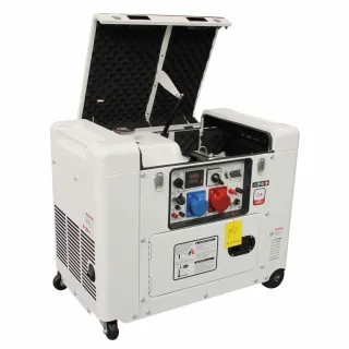 Дизелов звукоизолиран генератор за ток SENCI SCD7500TEQ/ 400V/ 7.5kW