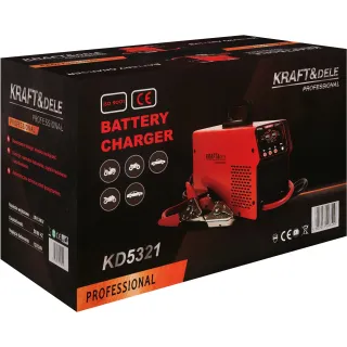 Зарядно устройство за акумулатори със стартова функция KraftDele KD5321/ 12/24V/ 50-800Ah/ 600A